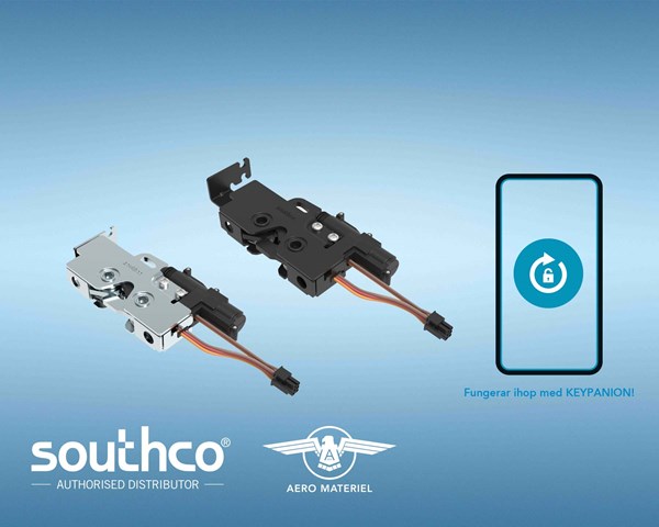 Southco launches new rotary locks with electronic control and door sensors.